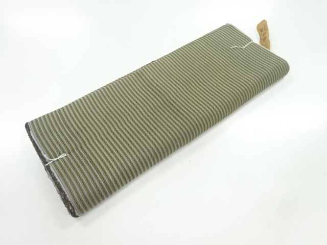 JAPANESE KIMONO / ARAIHARI FOR KIMONO / SILK / WOVEN STRIPE